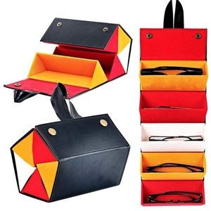 Eyeglass case Jewerly case sunglasses case 5 slots